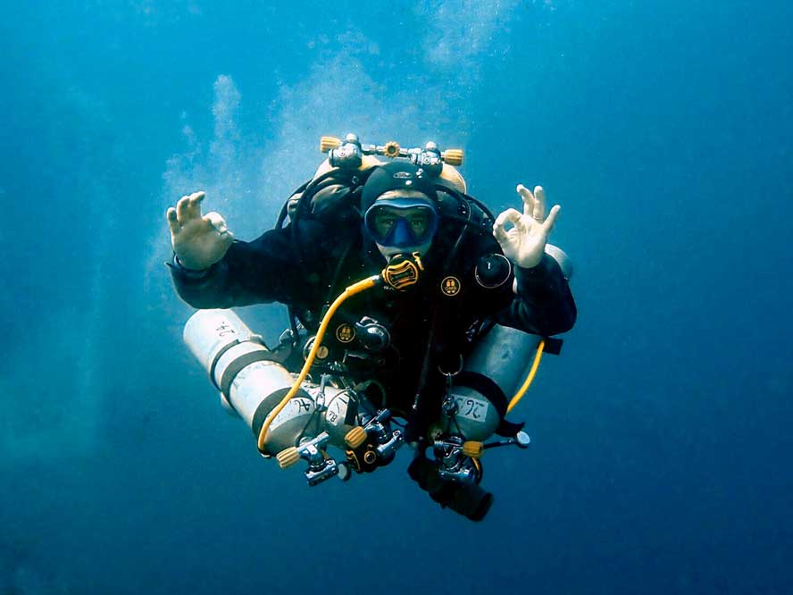 Decompression in Gozo Technical Divers Malta